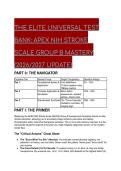 S-Tier APEX NIH Stroke Scale Group B Mastery Bank &lpar;2026&sol;2027&rpar; &vert; 60 Questions&comma; Mentor Rationales & TNKase Updates