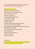 FITOUR PRIMARY GROUP EXERCISE CERTIFICATION EXAM &NewLine;WITH CORRECT SOLUTIONS 2026 GRADED A&plus;