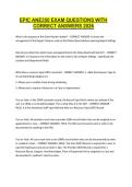 EPIC ANE350 EXAM QUESTIONS WITH CORRECT ANSWERS 2026