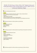 NU606&sol; NU 606 Exam 2 &lpar;New 2026&sol; 2027 Update&rpar; Advanced Pathophysiology Guide&vert; Verified Q&A&vert; Grade A&vert; 100&percnt; Correct &lpar;Accurate Solutions&rpar;- Regis
