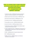 FDNY S12 EXAM STUDY GUIDE 2026&sol;2027 &NewLine;ACCURATE QUESTIONS WITH CORRECT &NewLine;DETAILED SOLUTIONS &vert;&vert; &NewLine;100&percnt; GUARANTEED PASS &NewLine;<NEWEST VERSION> &NewLine;