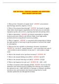 SCM 300 EXAM 1 VERIFIED ANSWERS AND QUESTIONS - MOST RECENT EDITION 2026