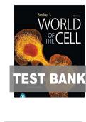 TEST BANK FOR Becker's World of the Cell 10th Edition by Jeff Hardin&comma; Gregory Bertoni&comma; Lewis Kleinsmith ISBN&colon; 978-1292426525 COMPLETE GUIDE ALL CHAPTERS COVERED 100&percnt; VERIFIED A&plus; GRADE ASSURED&excl;&excl;&excl;&excl;NEW LATEST UPDATE&excl;&excl;&excl;&excl;&excl;