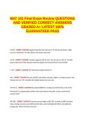   Math 101 Midterm QUESTIONS &semi;MAT 101 Exam 1 Review QUESTIONS &semi;math 101 unit 3 QUESTIONS &semi;Math 101- STUDY GUIDE QUESTIONS &semi;MAT 101 Exam 1 Review QUESTIONS AND VERIFIED CORRECT ANSWERS GRADED A&plus; -LATEST 2026-2027- 100- GUARANTEED PASS&period;
