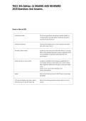 TNCC 8th Edition &lpar;A GRADED AND REVIEWED&NewLine;2025&rpar;Questions And Answers&period;&NewLine; &NewLine;&NewLine;
