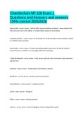Chamberlain NR 226 Exam 1 Questions and Answers and answers 100&percnt; correct 2025&sol;2026
