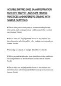ACEABLE DRIVING 2026 EXAM PREPARATION&NewLine;PACK KEY TRAFFIC LAWS SAFE DRIVING&NewLine;PRACTICES AND DEFENSIVE DRIVING WITH&NewLine;SAMPLE QUESTIONS