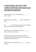 ACEABLE DRIVING 2026 STUDY GUIDE&NewLine;COMPLETE DRIVER EDUCATION ROAD RULES&NewLine;AND PRACTICE QUESTIONS