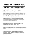 ACEABLE FINAL TEST BANK 2026&NewLine;COMPREHENSIVE QUESTIONS AND&NewLine;ACCURATE SOLUTIONS VERIFIED
