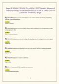 Exam 2&colon; NU606&sol; NU 606 &lpar;New 2026&sol; 2027 Update&rpar; Advanced Pathophysiology Guide&vert; Verified Q&A&vert; Grade A&vert; 100&percnt; Correct &lpar;Accurate Solutions&rpar;- Regis