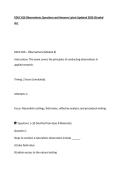 EDUC 816 Observations Questions and Answers Latest Updated 2026&period;