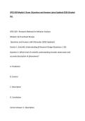 SPCE 630 Module 5 Exam Questions and Answers Latest Updated 2026 &lpar;Graded A&plus;&rpar;&period;