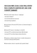 SDS EXAM NBRC EXAM 3 2026 FINAL REVIEW&NewLine;PACK COMPLETE QUESTION SET AND CORE&NewLine;CONCEPT SUMMARY