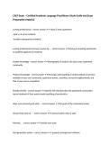 CALP Exam &ndash; Certified Academic Language Practitioner Study Guide and Exam Preparation Material