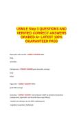 USMLE Step 3 QUESTIONS AND VERIFIED CORRECT ANSWERS GRADED A&plus; -LATEST 2026-2027- 100- GUARANTEED PASS&period;docx&NewLine;&NewLine;