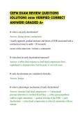CEFM EXAM REVIEW QUESTIONS&NewLine;SOLUTIONS 2026 VERIFIED CORRECT&NewLine;ANSWERS GRADED A&plus;