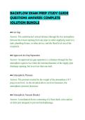 BACKFLOW EXAM PREP STUDY GUIDE&NewLine;QUESTIONS ANSWERS COMPLETE&NewLine;SOLUTION BUNDLE&NewLine;