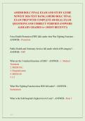AMEDD BOLC MID -TERM AND FINAL EXAM NEWEST 2026 PACKAGE DEAL&vert; AMEDD BOLC MIDTERM AND FINAL EXAM REVIEWS WITH COMPLETE REAL EXAM  QUESTIONS AND CORRECT VERIFIED ANSWERS&sol;  ALREADY GRADED A&plus; &lpar;MOST RECENT&excl;&excl;&rpar; 