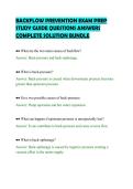 BACKFLOW PREVENTION EXAM PREP&NewLine;STUDY GUIDE QUESTIONS ANSWERS&NewLine;COMPLETE SOLUTION BUNDLE&NewLine;