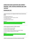 AHIMA RHIA Certification Exam Study Guide&colon; Health Information Management&comma; Coding Systems&comma; Data Governance&comma; Privacy&comma; and Healthcare Compliance