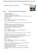 Test Bank for Marketing&colon; An Introduction&comma; 8th Canadian Edition by Gary T&period; Armstrong &vert;&vert;Guide A&plus;