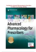 Test Bank for Advanced Pharmacology for Prescribers&comma; 1st Edition by Luu&comma; Kayingo&comma; and Hass &period;
