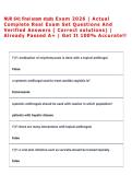 NUR 641 final exam study Exam 2026 &vert; Actual &NewLine;Complete Real Exam Set Questions And &NewLine;Verified Answers &lpar; Correct solutions&rpar; &vert; &NewLine;Already Passed A&plus; &vert; Get It 100&percnt; Accurate&excl;&excl; 