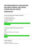 State Board Barber Licensing Exam Study Guide&colon; Haircutting Techniques&comma; Chemical Services&comma; Sanitation&comma; Skin and Scalp Disorders&comma; and Barbering Laws