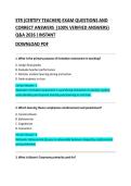STR &lpar;Certified Teacher&rpar; Exam Study Guide&colon; Instructional Methods&comma; Classroom Management&comma; Assessment Strategies&comma; and Educational Standards