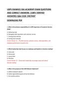 USPS Exam 421 &lpar;SSA Academy&rpar; Study Guide&colon; Postal Operations&comma; Customer Service&comma; Mail Processing&comma; and USPS Regulations