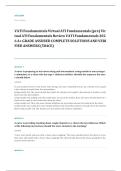 VATI RN fundamentals proctored EXAM A&plus; GRADE ASSURED COMPLETE SOLUTIONS AND VERIFIED ANSWERS