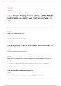 TNCC trauma assessment EXAM A&plus; GRADE ASSURED COMPLETE SOLUTIONS AND VERIFIED ANSWERS