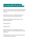 ACSM EP FINAL STUDY PAPER 2026&NewLine;QUESTIONS WITH ANSWERS GRADED A&plus;