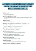 ACT 235 NCC COMPREHENSIVE STUDY&NewLine;GUIDE 2026 FULL QUESTIONS AND&NewLine;SOLUTIONS GRADED A&plus;