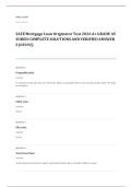 NMLS safe mortgage loan originator EXAM A&plus; GRADE ASSURED COMPLETE SOLUTIONS AND VERIFIED ANSWERS