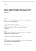 VATI RN fundamentals proctored EXAM A&plus; GRADE ASSURED COMPLETE SOLUTIONS AND VERIFIED ANSWERS
