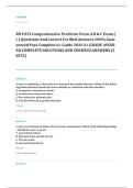 VATI RN fundamentals proctored EXAM A&plus; GRADE ASSURED COMPLETE SOLUTIONS AND VERIFIED ANSWERS