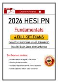 HESI PN Fundamentals 4 Exams &lpar;PDF&rpar; &vert; Updated NGN Questions &vert; PN Nursing