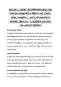 WGU D827 CYBERSECURITY MANAGEMENT ACTUAL EXAM WITH COMPLETE QUESTIONS AND CORRECT DETAILED ANSWERS &lpar;100&percnt; VERIFIED ANSWERS&rpar; &vert;ALREADY GRADED A&plus;&vert; &vert;&vert;PROFESSOR VERIFIED&vert;&vert; &vert;&vert;BRANDNEW&excl;&excl;&excl;&vert;&vert;2026&excl;&excl;&excl;&excl;