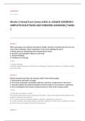 CCRN neonatal EXAM A&plus; GRADE ASSURED COMPLETE SOLUTIONS AND VERIFIED ANSWERS