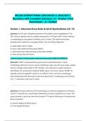 RELIAS DYSRHYTHMIA ADVANCED A 2026&sol;2027 &vert; Questions with Complete Solutions &vert; A&plus; Graded &vert; Pass Guaranteed - A&plus; Graded&NewLine;&NewLine;