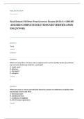 real estate practice EXAM A&plus; GRADE ASSURED COMPLETE SOLUTIONS AND VERIFIED ANSWERS