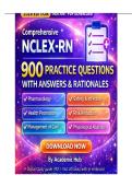 NCLEX-RN 900 Practice Questions &lpar;PDF&rpar; &vert; Updated NGN Q&A &vert; Nursing Exam Prep