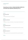 NURS 613 advanced pharmacology EXAM A&plus; GRADE ASSURED COMPLETE SOLUTIONS AND VERIFIED ANSWERS