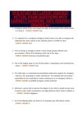 VFIS STUDY SET LATEST 2026&sol;2027&NewLine;ACTUAL EXAM QUESTIONS WITH&NewLine;CORRECT ANSWERS 100&percnt; VERIFIED&NewLine;GRADED A&plus;