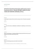 real estate principles EXAM A&plus; GRADE ASSURED COMPLETE SOLUTIONS AND VERIFIED ANSWERS