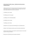 National Boards for Health Coaching &ndash; Certification Study Guide and Exam Preparation Material
