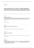 NMLS safe act EXAM A&plus; GRADE ASSURED COMPLETE SOLUTIONS AND VERIFIED ANSWERS