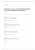 NMLS safe mortgage loan originator EXAM A&plus; GRADE ASSURED COMPLETE SOLUTIONS AND VERIFIED ANSWERS