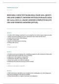Prophecy pharmacology EXAM A&plus; GRADE ASSURED COMPLETE SOLUTIONS AND VERIFIED ANSWERS
